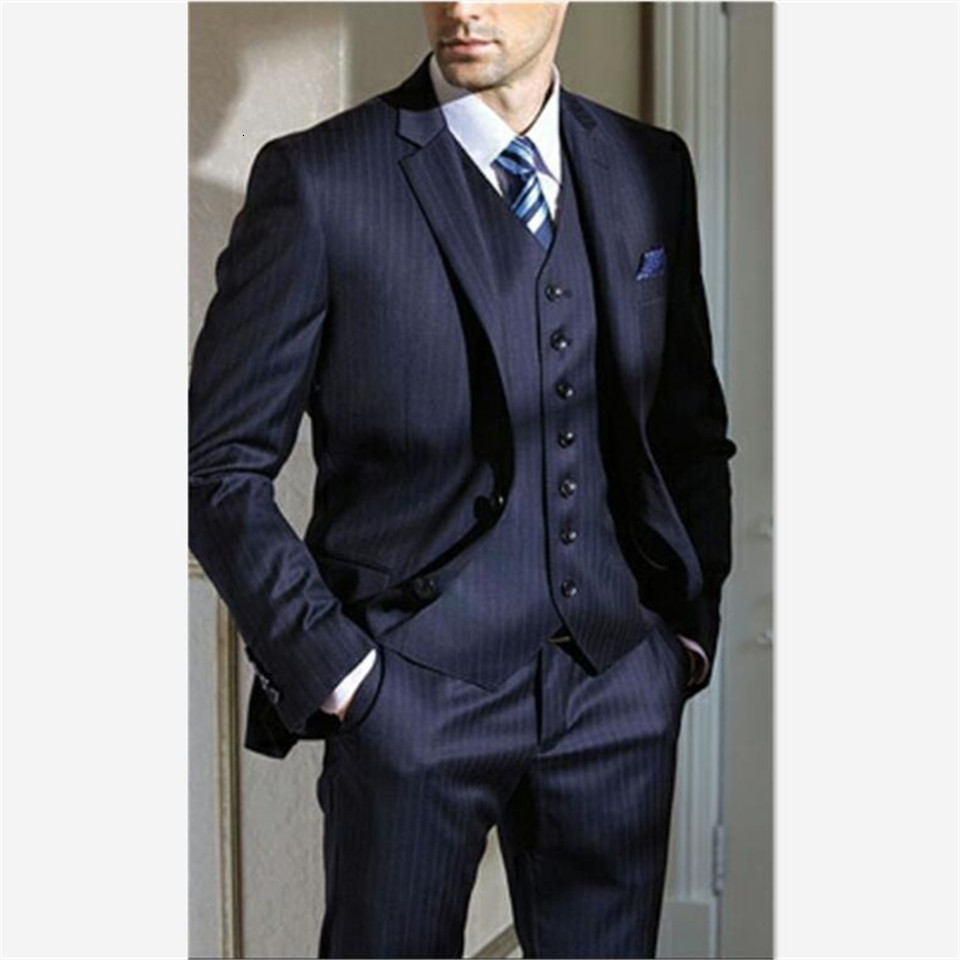 

Men's Suits & Blazers custom-made burgundy casual man fine suit groom blazer ed three-piece men's s, Picture style2