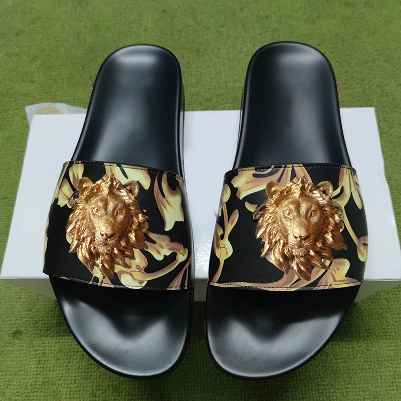 

Men Women house indoor soft bathroom summer Slippers Designer Rubber Slides sandals Flat White Fashion woman Shoes Beach Flip Flops, Army green