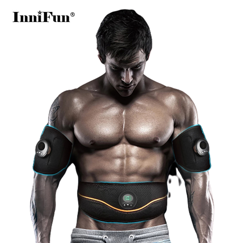 

Intelligent Muscle Stimulator Massage EMS Muscle Trainer Unisex Body Fitness Shaper Abdominal Thigh Arm Sliming Belt Health Care