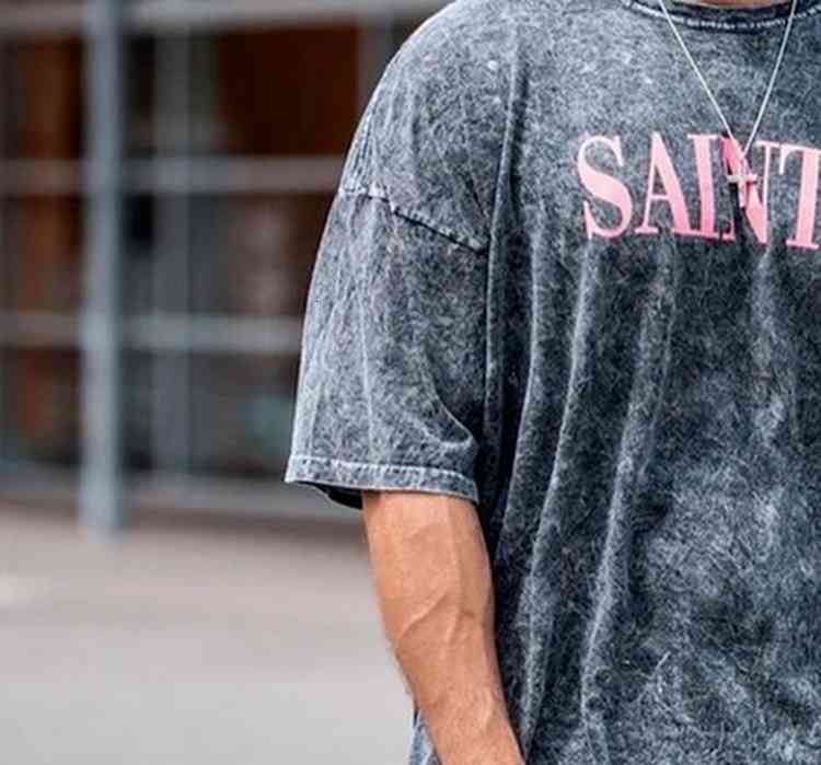 

Men' T-Shirts 2021 Summer Round Neck Letter Printing Short-sleeved Loose Casual Unhooded T-shirt Clothing SZ2005 HP5U, Black