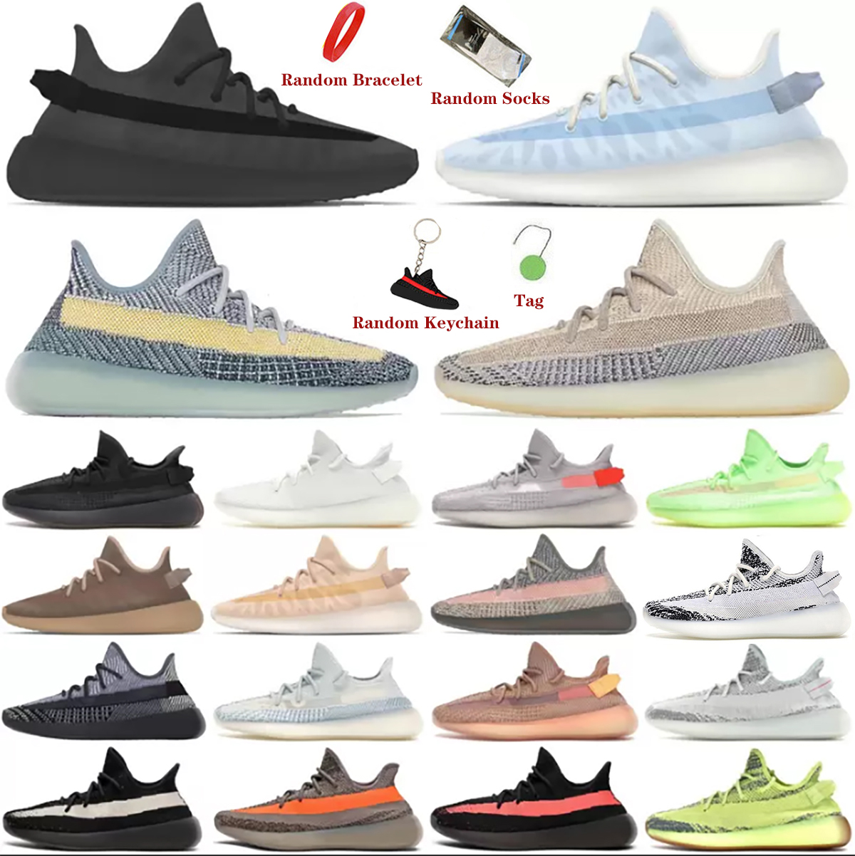 

size 36-46 top quality shoe men womens running shoes Mono Black Ice Mist Blue Pearl Stone cinder zebra bred Cream Beluga trainers sports sneakers, # 5