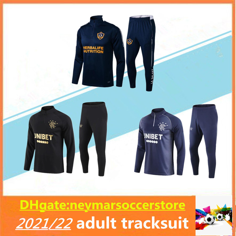 

2021 2022 MLS LA Galaxy CHICHARITO PAVON soccer training suit chandal futbol 21 22 Rangers maillot de foot football tracksuit jacket jogging, Black