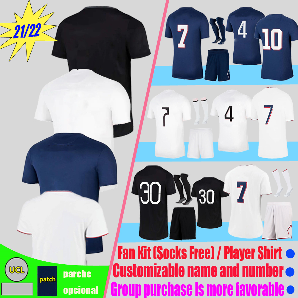 

21 22 MBAPPE soccer jerseys 2021 2022 4TH DI MARIA WIJNALDUM SERGIO RAMOS HAKIMI fourth Maillots de football kit ICARDI VERRATTI third shirt Men kids, 21/22 4th fans
