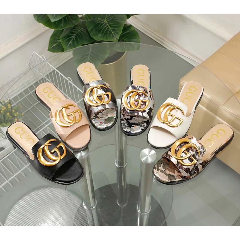 

Classics sandals Designer Slippers slides Floral brocade Gear bottoms Flip Flops women striped Beach causal slipper bagshoe1978 60, #13