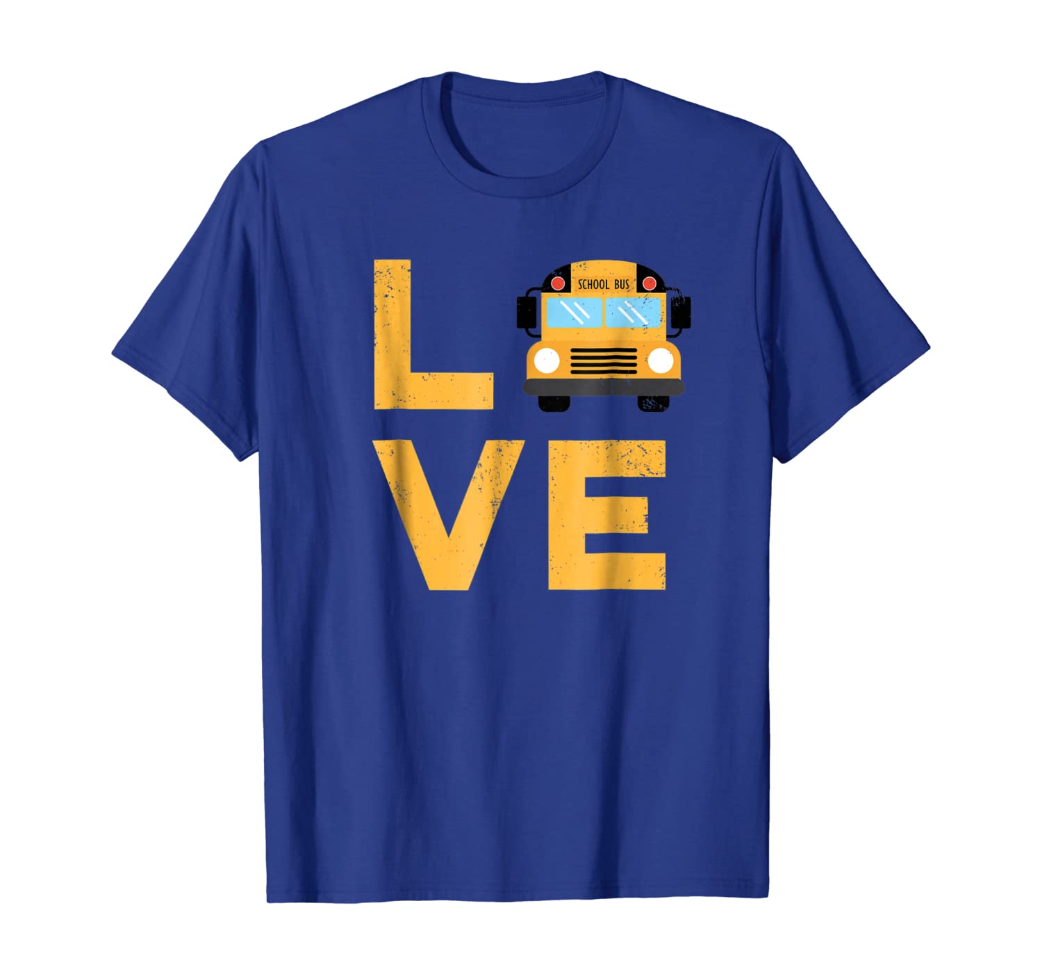 

love school bus driver typography gift t-shirt, White;black
