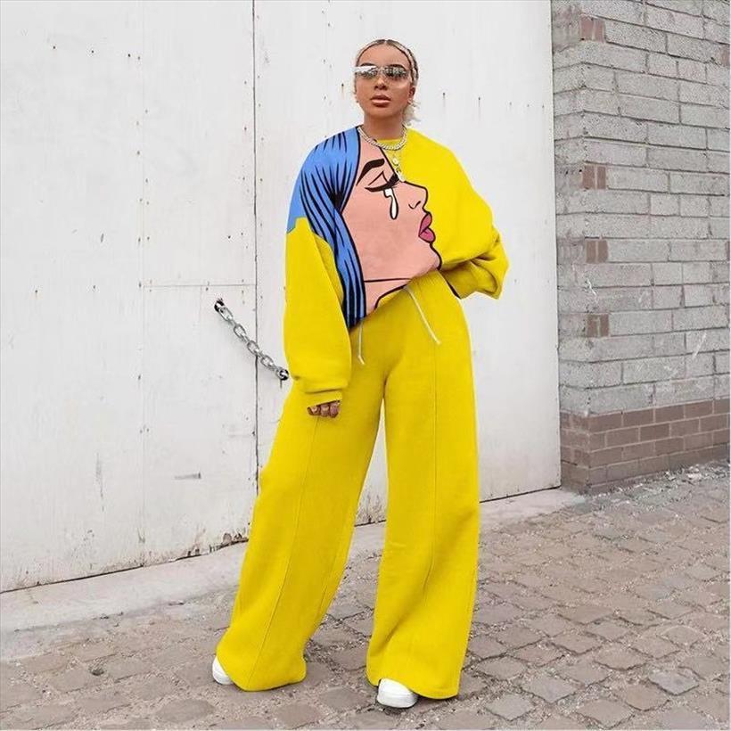 

dashiki african sweatshirt pants suit womens tracksuits 2 piece set autumn solid color casual girls s 2xl, Gray