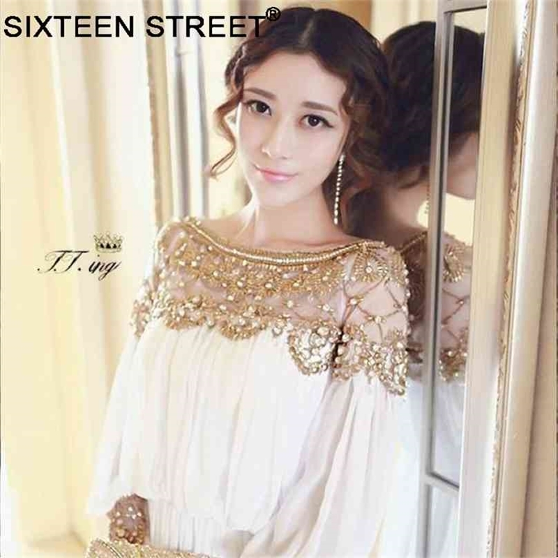 

Women Dress fashion elegant vestidos formal korean casual white party long maxi spring summer dress sleeve autumn 210603, Ivory
