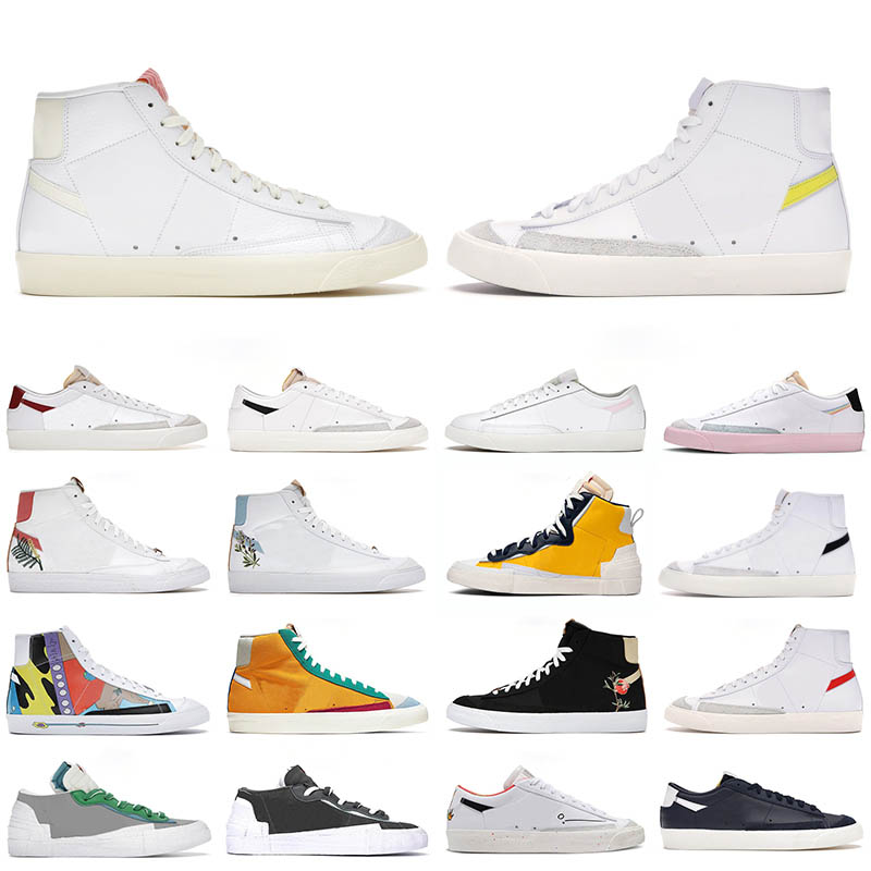 

Blazer Mid 77 Vintage Low Men Women Casual Shoes Stranger Things Team Red Thermal Pink Foam Pomegranate Sketch White Black Mens Trainers Platform Sneakers, #21