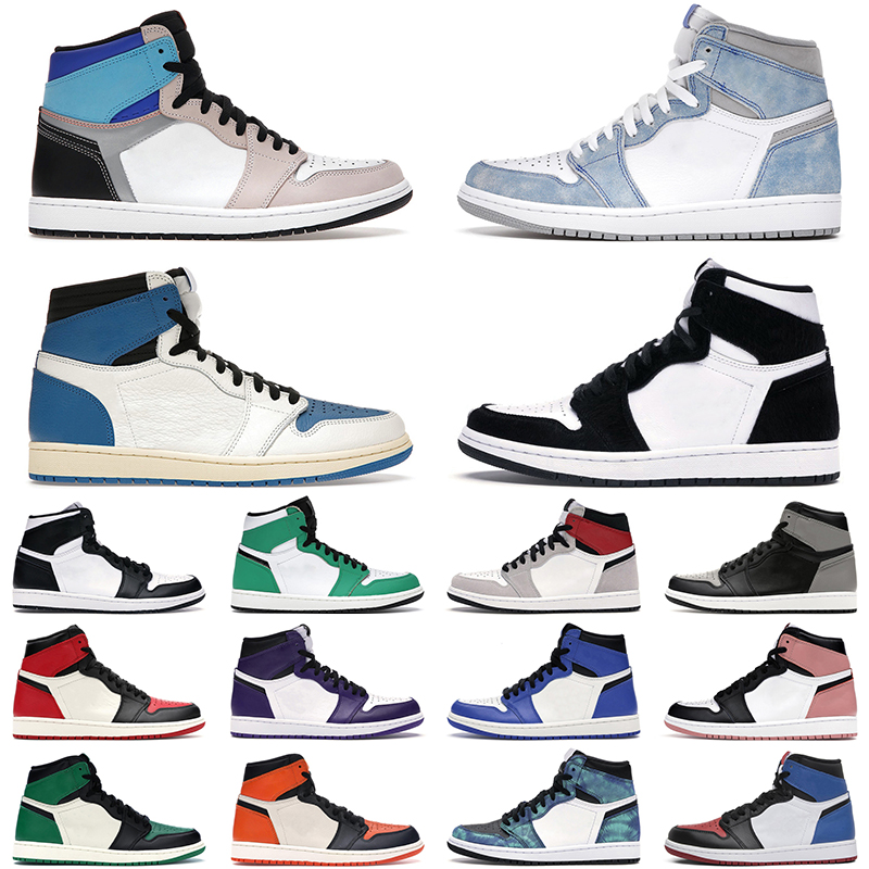 

2023 Jumpman 1 twist basketball shoes 1s Bordeaux Prototype Military Blue men women Hyper Royal Pollen mens trainer, Shattered backboard