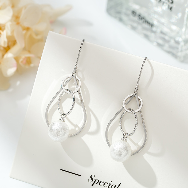 

TS-ED011 High Quality 925 Sterling Silver Fine Spain Version Bear Jewelry Women's Earrings Whole Price