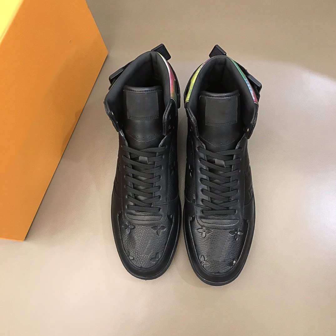 

High quality Luxury designer sneakers mens shoes very nice top-quality Colorful high-top sports boots with box size38-44, As picture 1