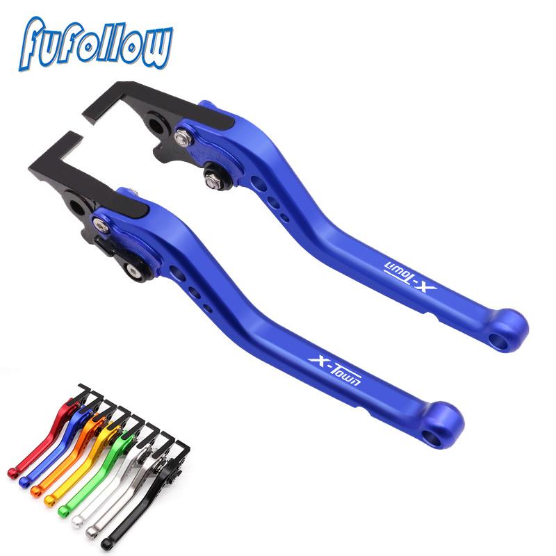 

Motorcycle Brakes Levers For KYMCO X-TOWN Xtown 125i 300i X TOWN Accessories CNC Adjustable Brake Clutch Lever With Logo