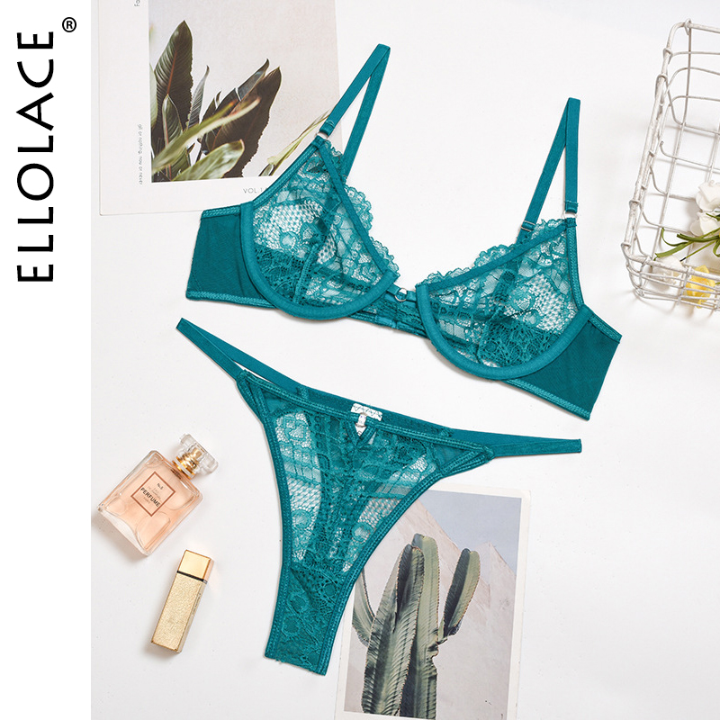 

Lace Underwear Set Sexy See Through Sensual Lingerie Woman Underwear Women Underwire Lace Bras Erotic Lingerie Set, Red