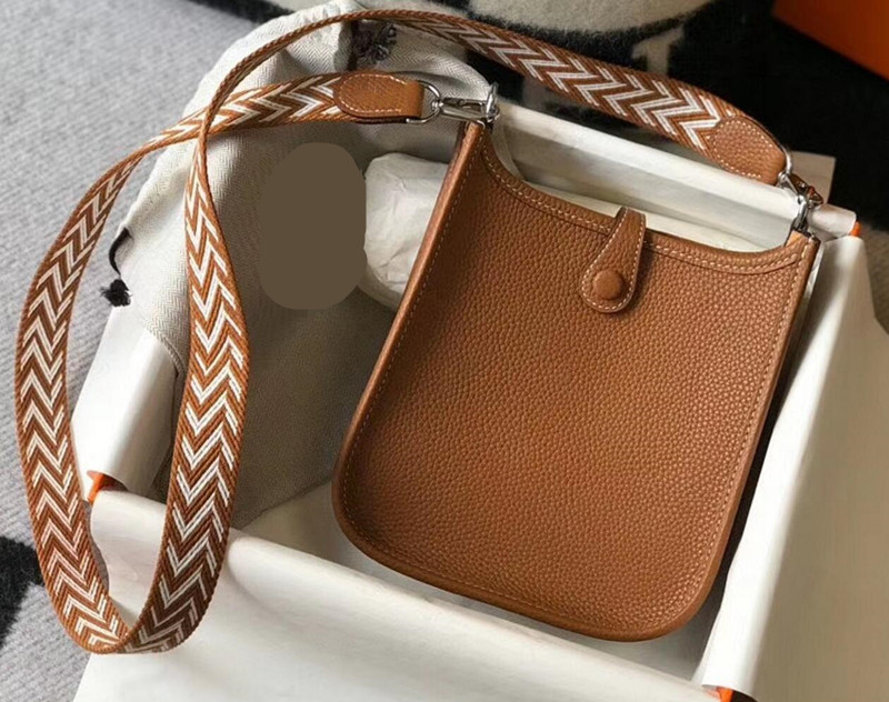 

17cm Fashion Women Bag Hollow Out Handbag Super Soft Genuine leather Cowskin Designer Shoulder Bags lady Handbags High Quality, Box(need order with bag)