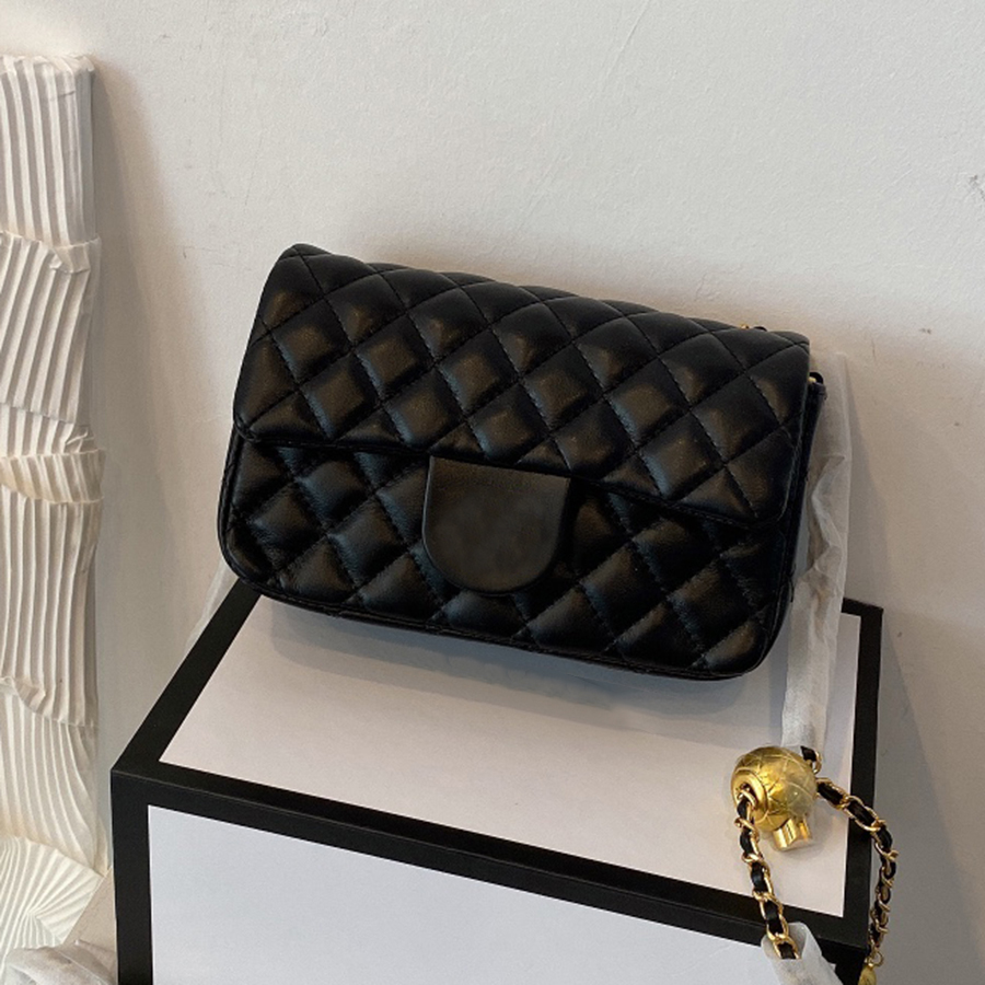 

Fashion Designer Bags Women Handbag Crossbody Messenger Shoulder Chain Bag Good Quality Leather Purses Ladies High Capacity V-shape Rhombic Grid 00 01 23cm, Dust bag