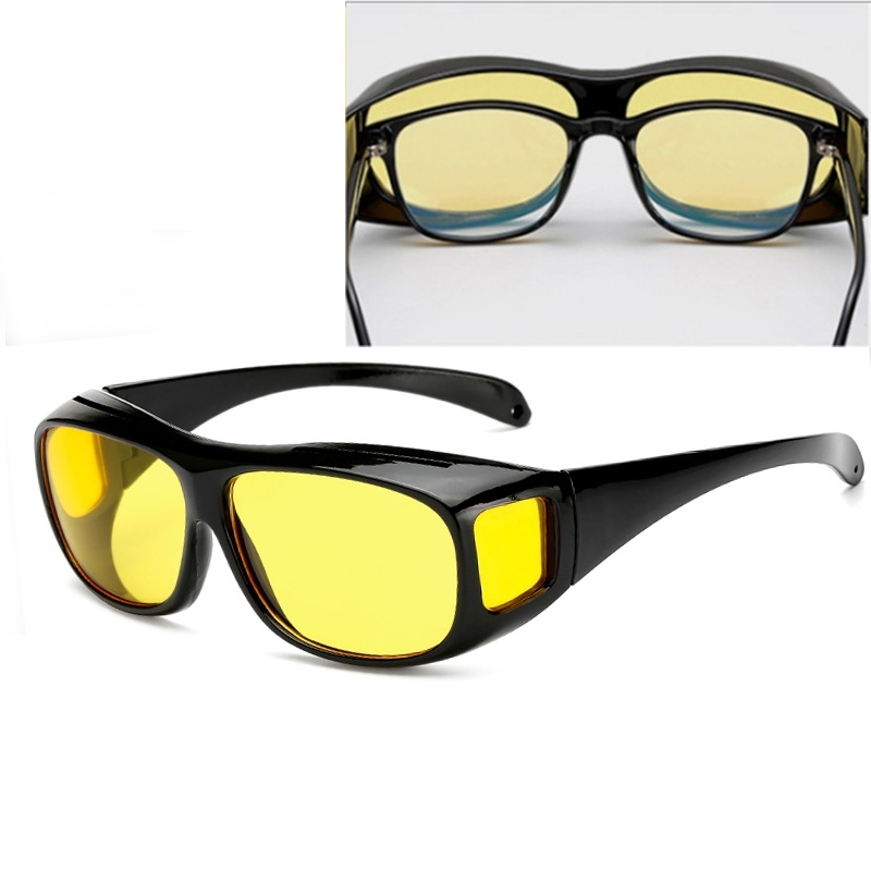

New fashion outdoor myopia set night vision yellow Sunglasses Sports cycling men's and women's polarized glasses