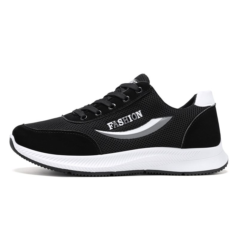 

2021 Classic Comfortable Running Shoes for Mens Breathable Men's Athletic Shoes Fly Weave Jogging Shoe High Quality Lightweight Fashion Black white F43320#, A-z003