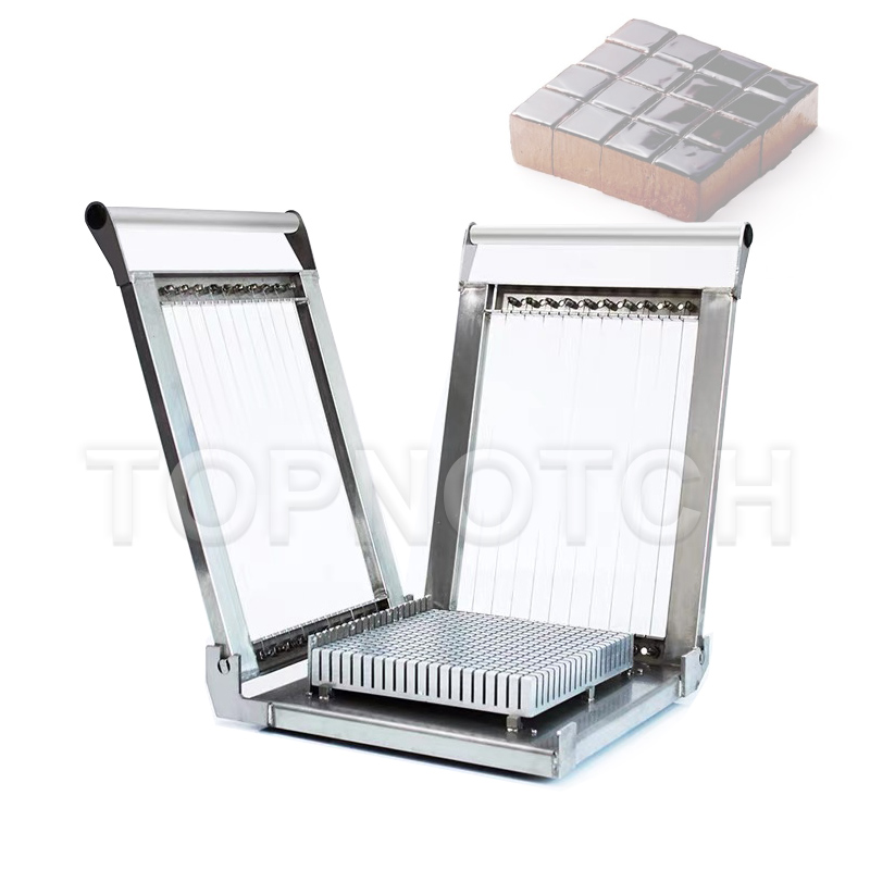 

Double Arm Manual Chocolate Cutter Machine Stainless Steel Custom Design Wire Cheese Cake Guitar Dicing Maker