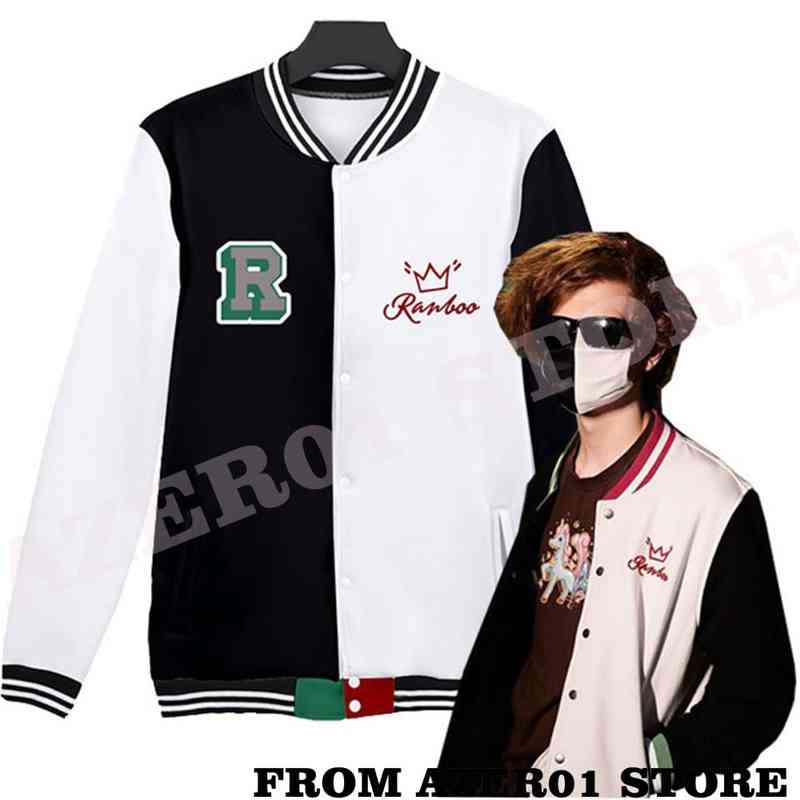 

ranboo new dream team smp 3d print et winter hoodi men/women casual baseball uniform streetwear kawaii sweatshirt, Black