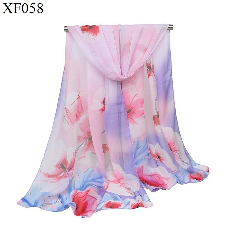 

Scarves And The Printed Chiffon Scarf Female Long Thin Silk Towel Joker Small Fabric Shawl Wholesale Sell Like Cakes