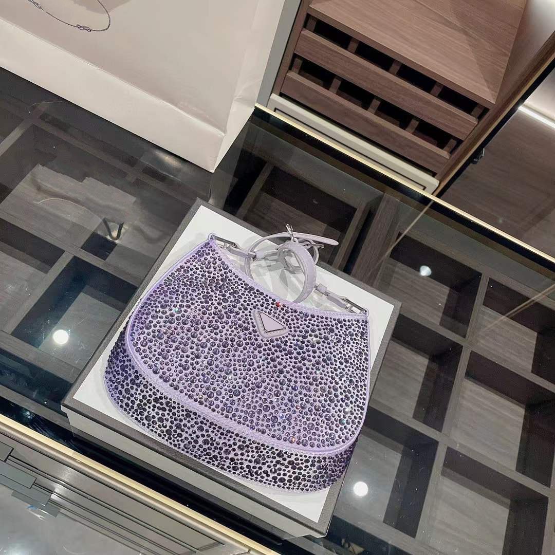 4 couleurs mode tendance Designer dames diamant main sous les bras sac qualité luxe grande capacité sac à main Design femmes sacs
