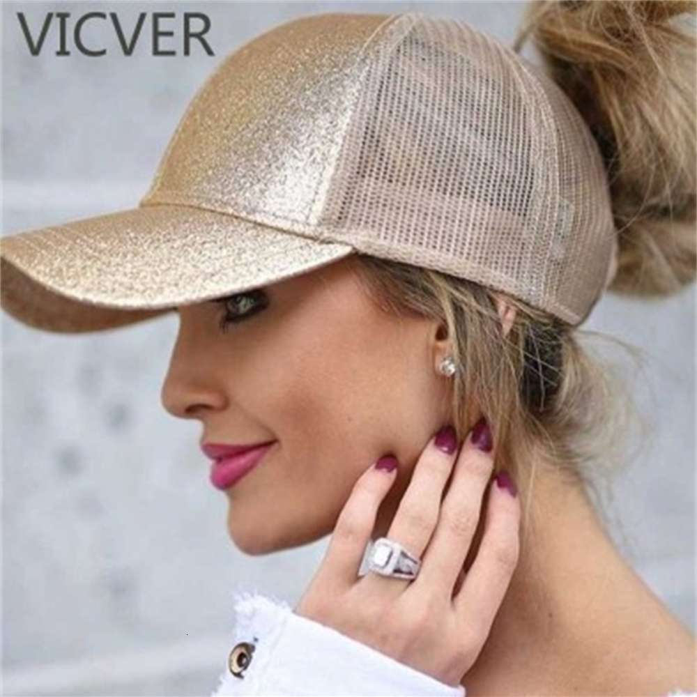

cap ponytail open back net with leaky braid duck tongue Baseball Cap sun hat outdoor solid color, Blue;gray