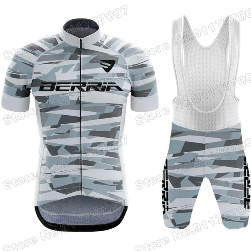 

Racing Sets 2022 BERRIA Team Cycling Jersey Set Vibes Clothing Men Road Bike Shirt Suit Bicycle Bib Shorts MTB Ropa Ciclismo Maillot, Black;blue