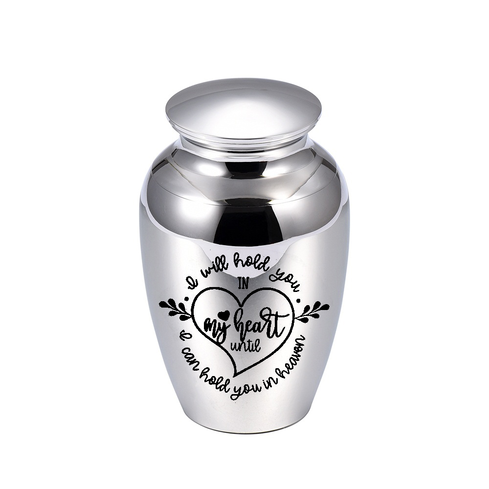 

Cremation Urns Pendant Ashes Holder Keepsake Aluminum Alloy Memorial Mini Urn Funeral for Dad Mom Grandma Lock Belt Gift Velvet Bag