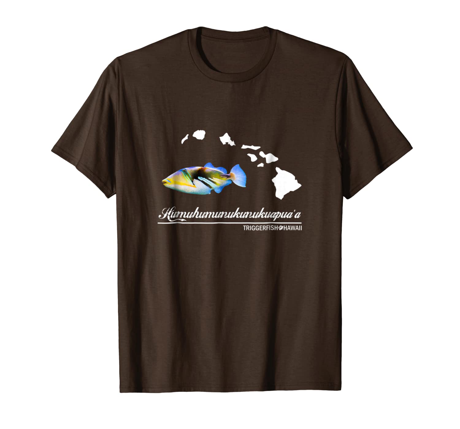 

humuhumunukunukuapua'a triggerfish hawaii shirt, White;black