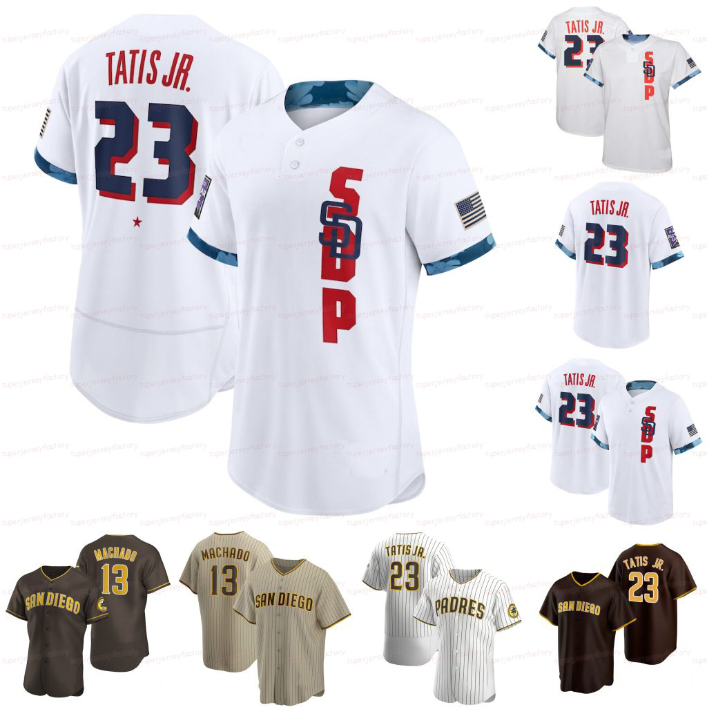 

Fernando Tatis Jr. 2021 All-Star Game Jersey Padres Manny Machado Blake Snell Yu Darvish Eric Hosmer Wil Myers Haseong Kim Pham Clevinger Joe Musgrove Paddack, Brown coolbase men