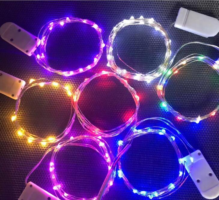

remark color you want RGB colors Garden Decorations LED Strings 1M 2M 3M Copper Silver Wire Lights Battery Fairy light For holiday Home Party Wedding Decoration