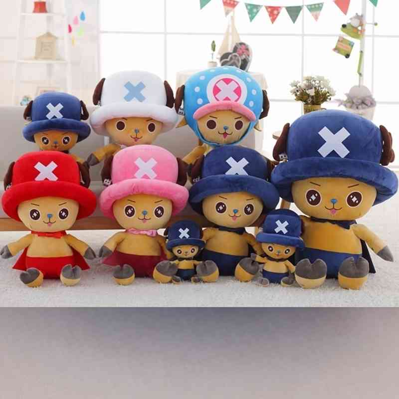 

80cm Plush Chopper new style super Soft Doll Stuffed Japanese Anime Figure Kids Toys High Quality Gift For Children Boy, Movie brown