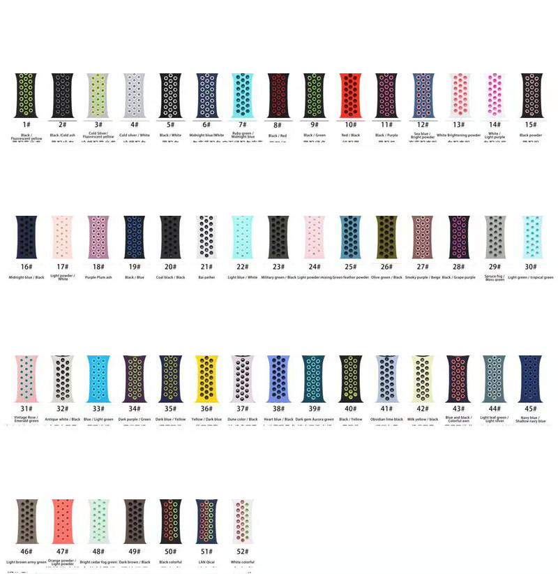 

Sport Silicone band for Smart watch Samsung galaxy strap dual color Mesh watchband 20mm 22mm accesories