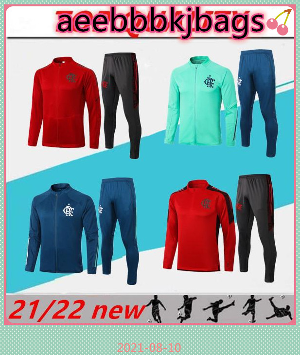 

2021 2022 CR Flamengo football tracksuit soccer jacket 21/22 camisas de futebol Long pull zipper Training suit Chandal, 20/21