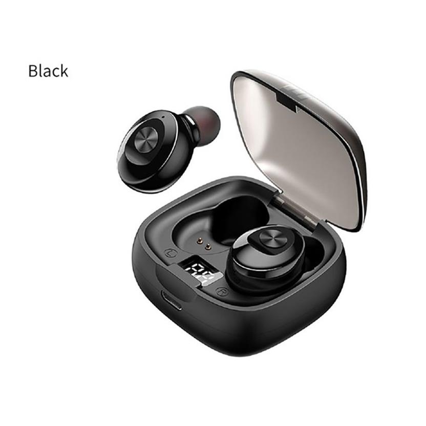 

XG8 TWS Bluetooth Headset Wireless Sport Earphones Mini Headset Stereo Sound In Ear Waterproof 5.0 Power displaya11a32, Black