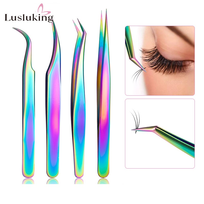 

Eyelash Curler False Eyelash Extension Clip Pliers Eyebrow Tweezers for Hair Nail Art Soldering Lash Tongs Makeup Tools