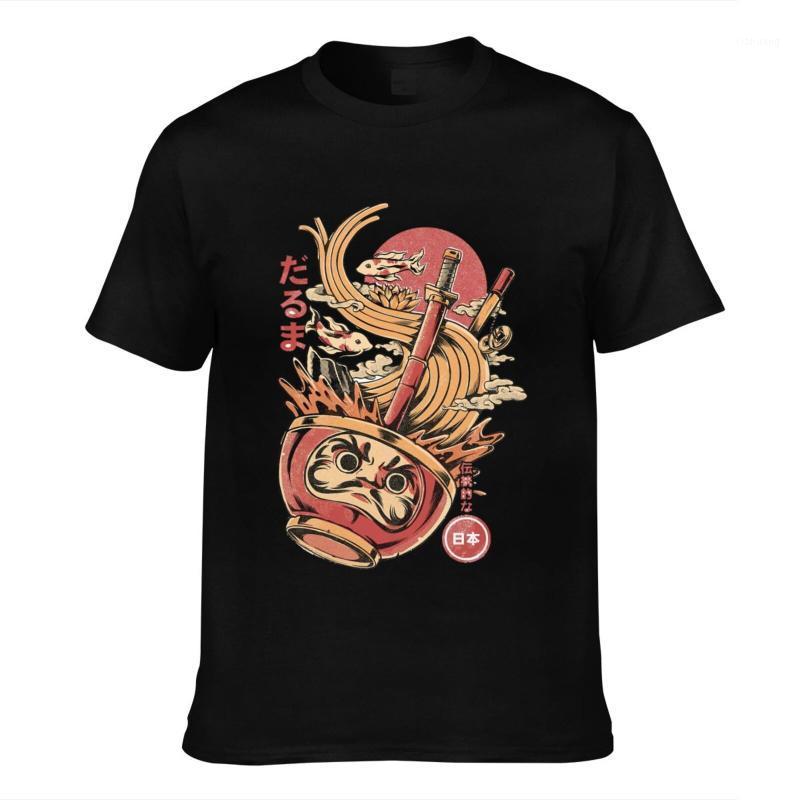 

Men's T-Shirts Japan Style Hand-Pulled Noodle Ghost Bowl Print T-shirt Design Mens And Womens Pure Cotton Wearing Comfortable Tops, White
