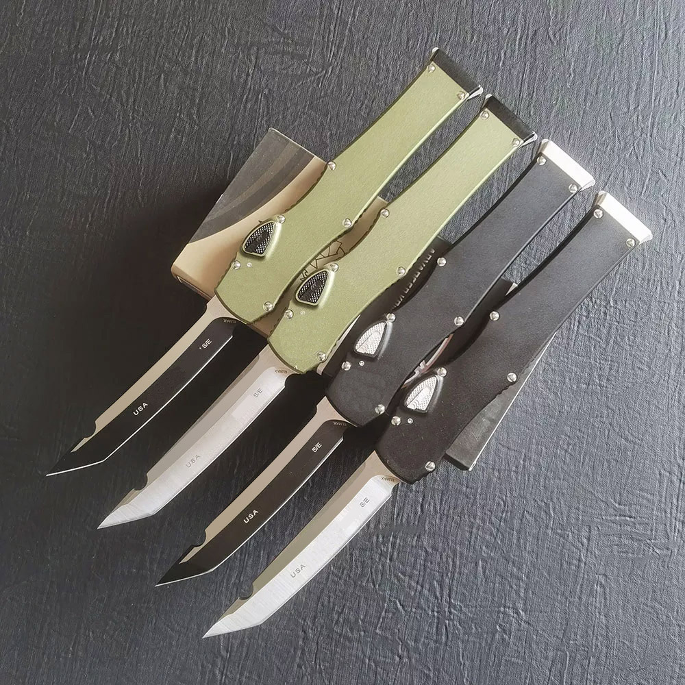 

MT Survival Double Action Automatic knife D2 Blade T6061 Aviation Aluminum Handle Outdoor Tactical Knives camping wild hunting pocket knife EDC Tools
