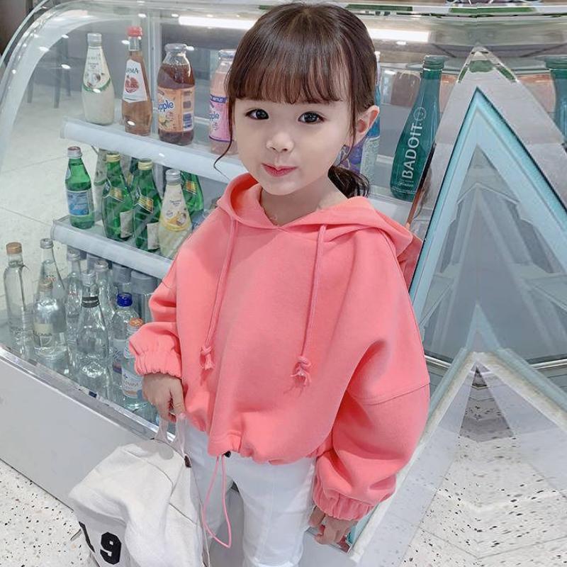 

Jackets Jacket For Girls Simple Versatile Sports Hooded 1-7year Old Beibei Fashion Korean Version High-quality Child Clothing, Blue;gray