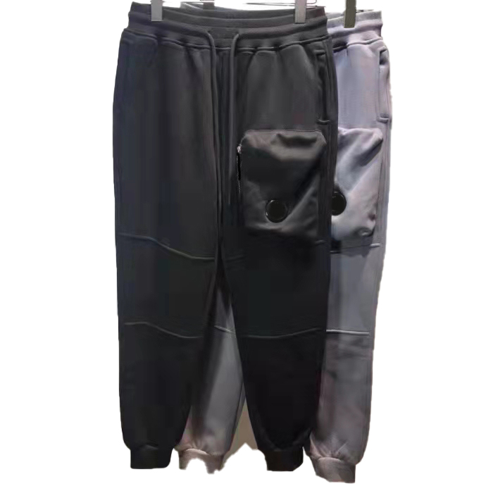 

cptoney astone is lan d men's pants designer big bag the lens logo, Black