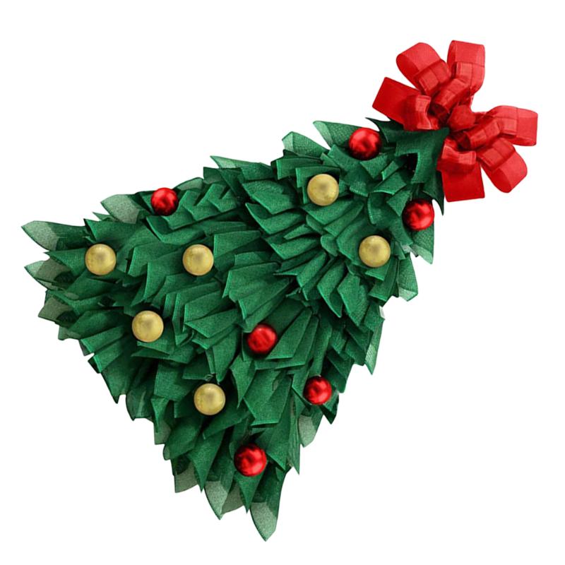 

Christmas Decorations 1pc Fabric Tree Ornament Hanging Pendants Door