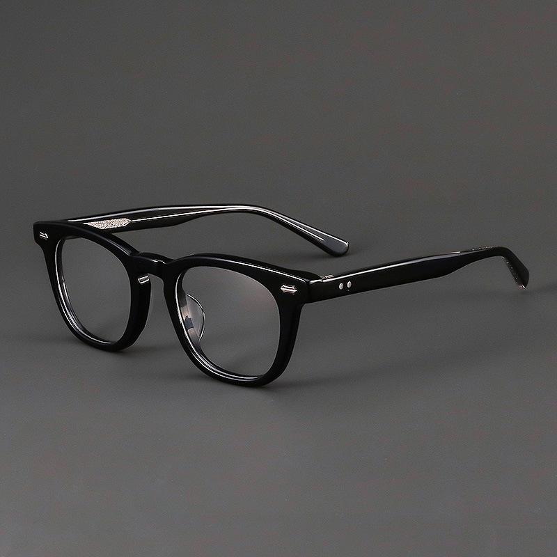 

Fashion Sunglasses Frames Vazrobe Black Eyeglasses Male Tortoise Glasses Men Women Acetate Full Rim Spectacles For Optical Reading Myopia
