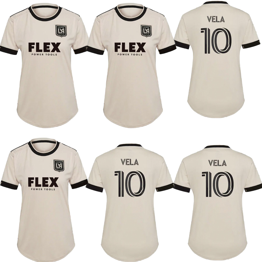 

women 2021 2022 LAFC Carlos Vela Soccer Jerseys KAYE ZELAYA ROSSI Los Angeles FC MLS Parley Primary 21 22 Football Shirts, Black;yellow