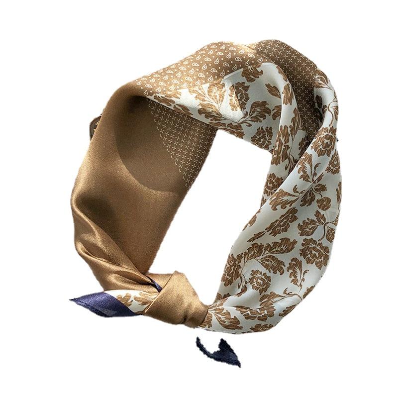 

Scarves Mulberry Scarf 53x53cm Silk Shawls Wraps Decorative For Heair Bags Bufanda Seda Mujer Cabello Bolsa Echarpe Ete Soie, Blue;gray