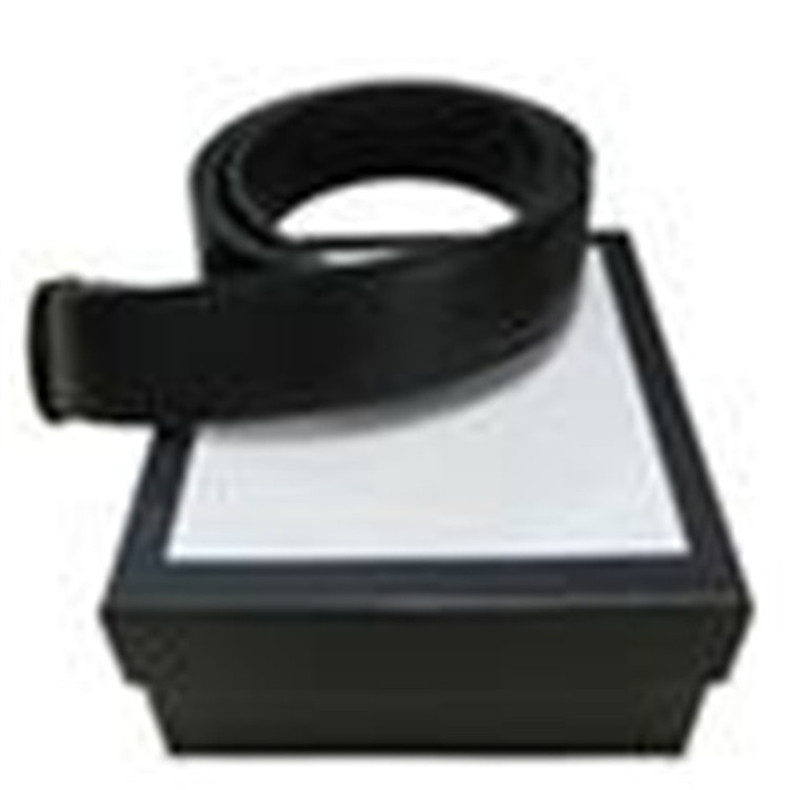 

Fashion Big buckle genuine leather belt with box designer men women high quality mens belts, Black;brown