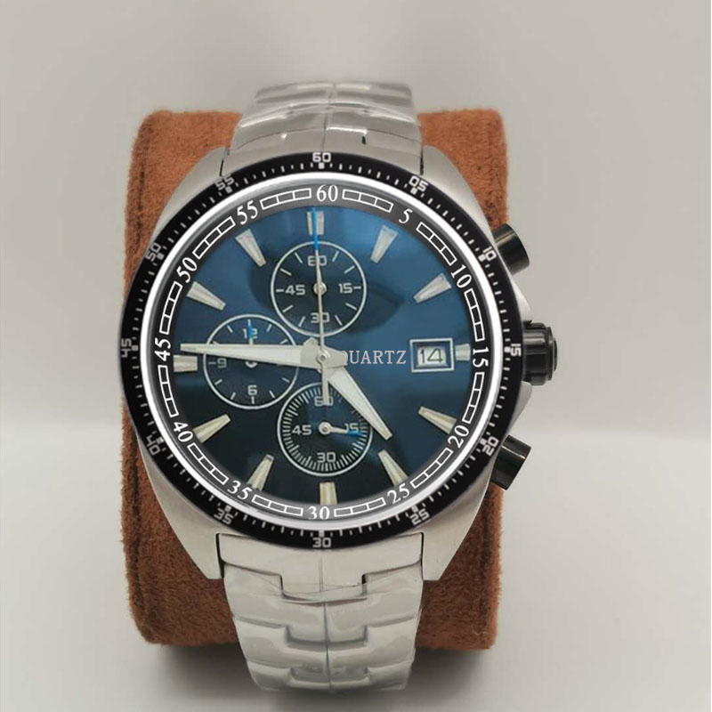 

Montre de luxe Luxury Mens Watches Chronograph Quartz Movement F1 Wristwatch Man SS Fashion Sport Watch Relogio Masculino Male Wri270M, 14(black dial)
