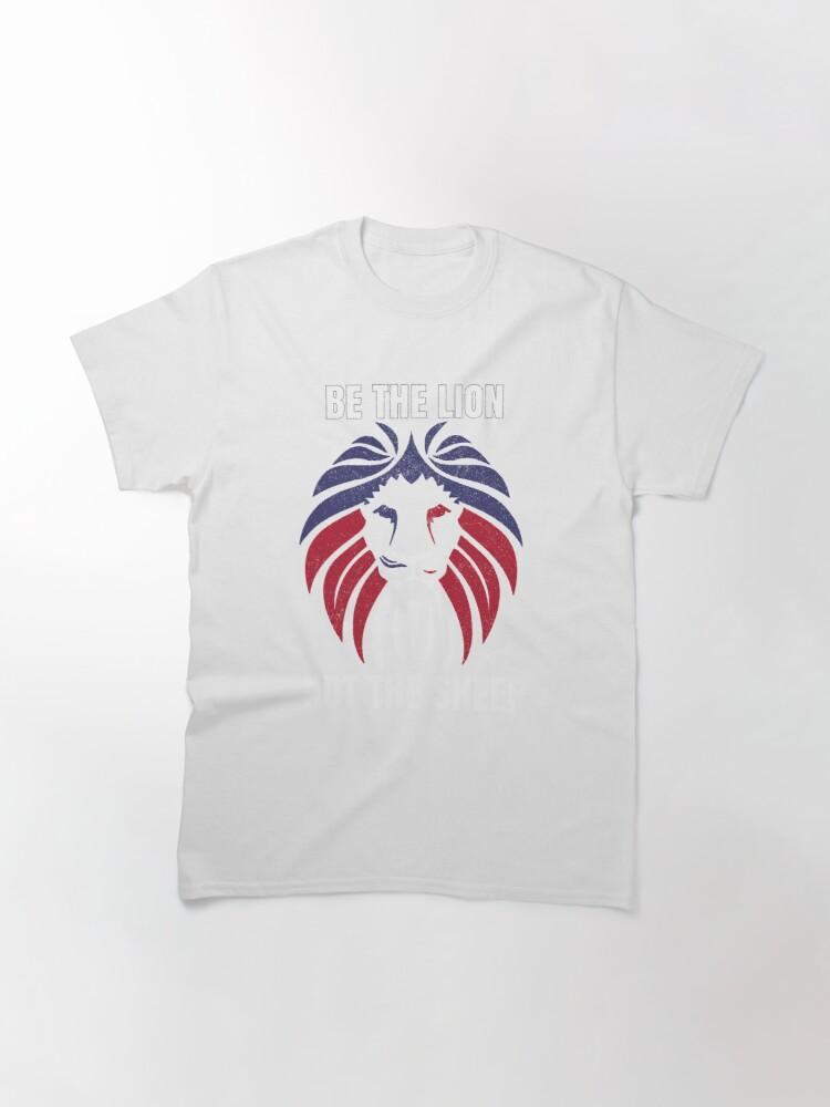 

Men's T-Shirts Be The Lion Not A Sheep Classic T-Shirt, Black