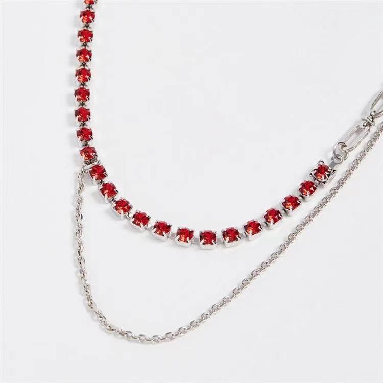 

Simple Double Tiled Necklace For Ladies Chains