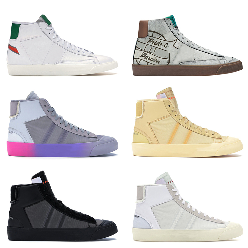 

Classic Green Sacais Beach Blazer Mid 77 Vintage Casual Shoes Low Magma Orange Women Mens Designers Trainers Offf White All Hallows Eve Bicycle Yellow Sneakers, B6 lucid green 36-45
