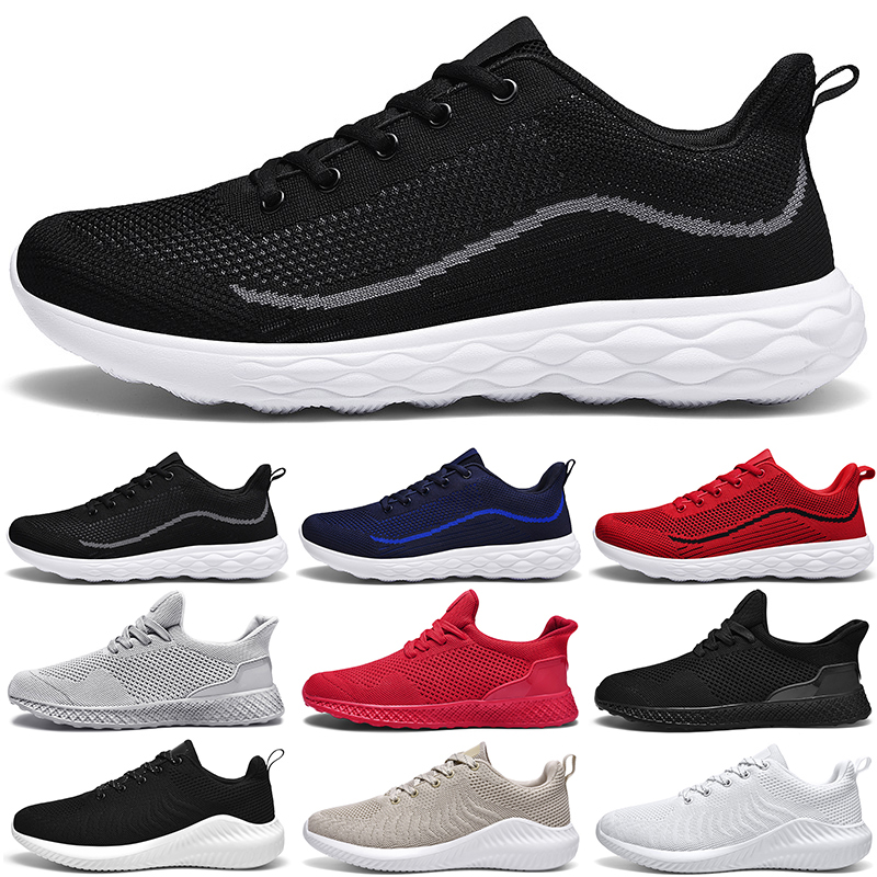 

men chaussure running shoes black white sole mesh sneakers breathable outdoor soft jogging walking tennis shoe chaussures de course sport, Color 2